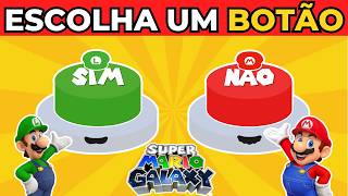 🟢 Escolha um Botão 🔴 Edição Super Mario Galaxy | Desafio Sim ou Não | Detona Quiz