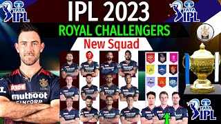 IPL 2023 - Royal Challengers Bangalore Squad | RCB New Squad IPL 2023 | IPL 2023 RCB Squad |RCB 2023