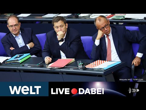 GENERALDEBATTE IM BUNDESTAG: Schlagabtausch von Kanzler Merz und Alice Weidel im Parlament | LIVE