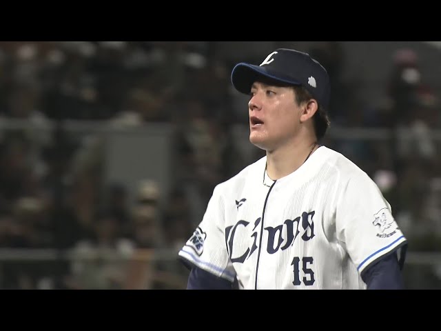 【5回表】抜群の制球でピンチ脱出!! ライオンズ・與座海人 インコースの球で見逃し三振を奪う!! 2025年7月1日 埼玉西武ライオンズ 対 オリックス・バファローズ