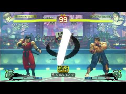 SSFIVAE 2012 - Ryu (RickyTTT Sensei) Vs Guy (Arcadia EvilGuy) LVP Open Cup (5/5)