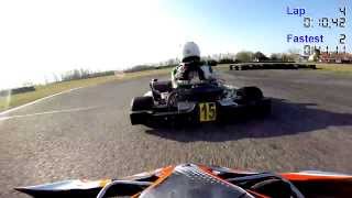 preview picture of video 'Rotthalmünster Kart Rotax DD2 Sodi 14.03.2014 GoPro onboard cam lap times'
