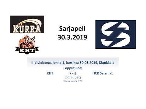 II-divari karsinta: KHT - HCK Salamat, maalit ym. 7-1