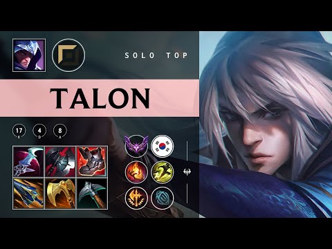 Talon Top vs Renekton - KR Master Patch 25.24