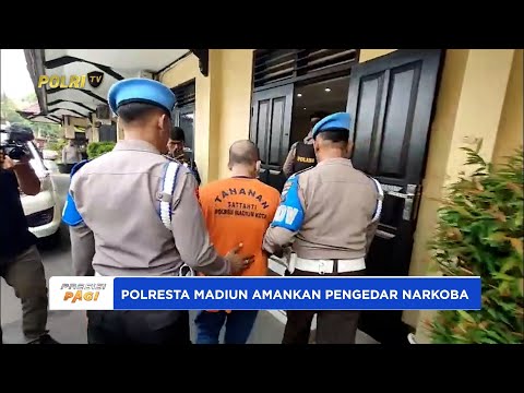 POLRES MADIUN KOTA TANGKAP PENGEDAR NARKOBA, BB 1 KG
