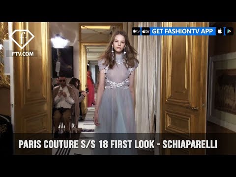 Paris Couture Fashion Week Spring/Summer 2018 - First Look - Schiaparelli | FashionTV | FTV
