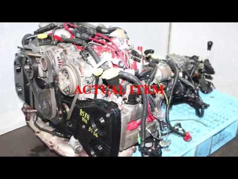 JDM 97-98 SUBARU WRX STI EJ20 2.0L DOHC TURBO ENGINE GC8 GF8 VERSION 4 5 5PEED AWD TRANS: video still