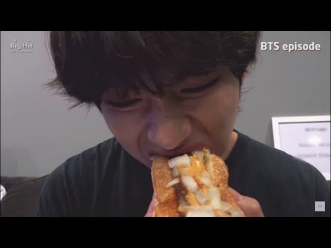 BTS eating @ billboard 2018