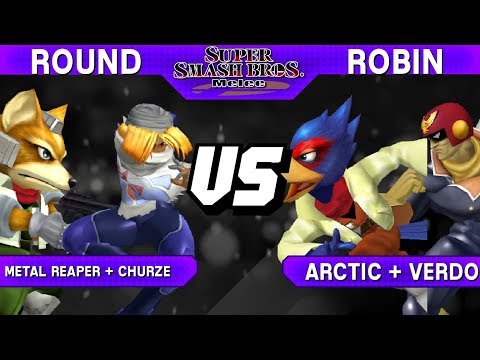 Smash Melee - Metal Reaper + Churze (Sheik / Fox) vs Arctic + Verdo (Falco / Falcon) - S@LT 141 RR