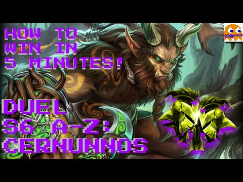 SMITE Season 6 Duel A-Z: CERNUNNOS | HOW TO WIN A DUEL MATCH IN 5 MINUTES!