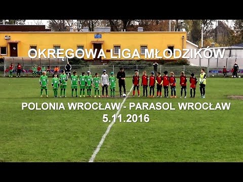 Mecz Polonia II Wrocław - Parasol Wrocław 1:3, Okręgowa Liga Młodzików 5.11.2016