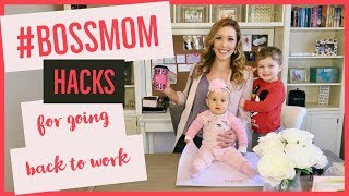 MATERNITY LEAVE HACKS 🤰🏼🤱🏼 | new mommy tips for going back to work