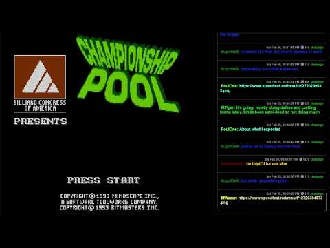 Championship Pool (NES) - Impressive, But Dated