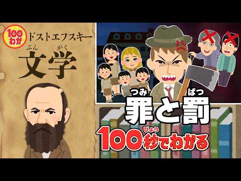 ドストエフスキー「罪と罰」なぜ主人公は罪を犯したのか？【100秒でわかる名作劇場】