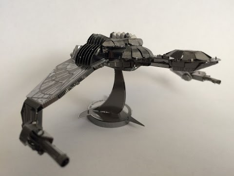 Metal Earth Sculptures Speed Build - Star Trek TOS Bird-of-Prey