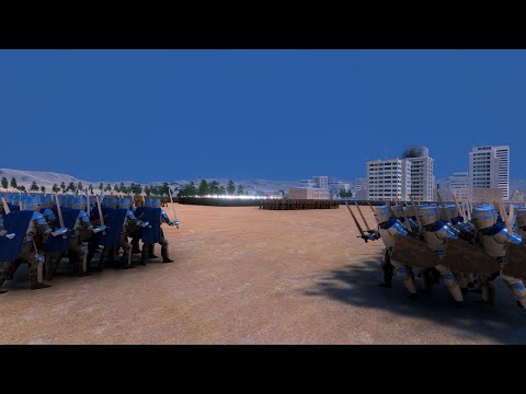 1000 Jedi & Golden Knights vs 16000 Heavy Knights with Giants Support - UEBS