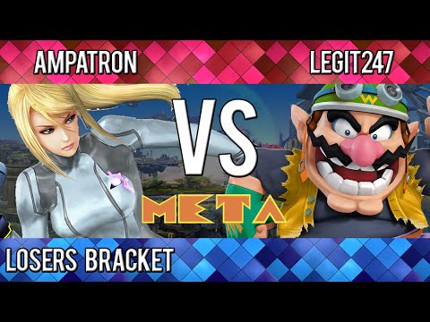 Meta #14 - ampatron (ZSS) vs. Legit247 (Wario, Diddy) - SSB4