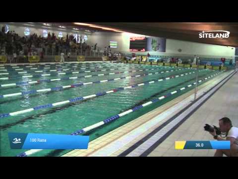 Serie 8 dei 100 Rana  Assoluti Maschi Master - Campionati Regionali Master 2015 VENETO e FRIULI VG