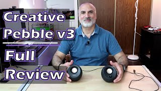 Video thumbnail for Creative Pebble v3 Computer Speakers Full Review & Sound Test by Knowledge Sharing Tech