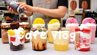 🥭지치고 힘들 땐 음료 ASMR로 힐링해요/주중의 여유로움/2시간 모음🤎2 Hours Vlog/Cafe Vlog/ASMR/Tasty Coffee