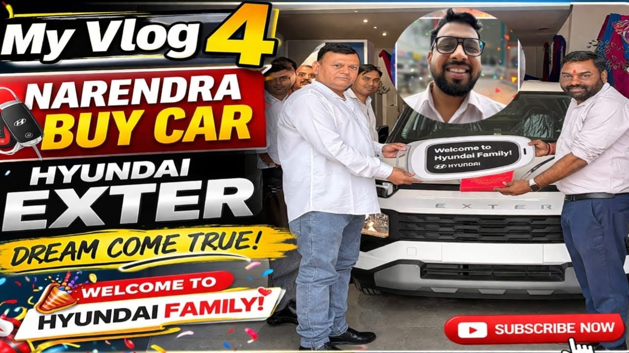 My Office Colleague Bought New Car 🚗 Hyundai Exter | My Vlog #4 #vlog #minivlog #vlogger #dhurandhar