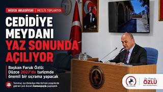 Özlü “2027, Düzce’nin Turizmde Atılım Yılı Olacak