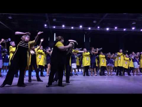 Bridgemen Alumni Corps with Jersey Surf Hornline: In The Stone!