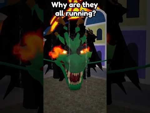 THEY ARE RUNNING AWAY FROM HIM... 💀 IN BLOX FRUITS #bloxfruits #roblox #robloxedit #shorts