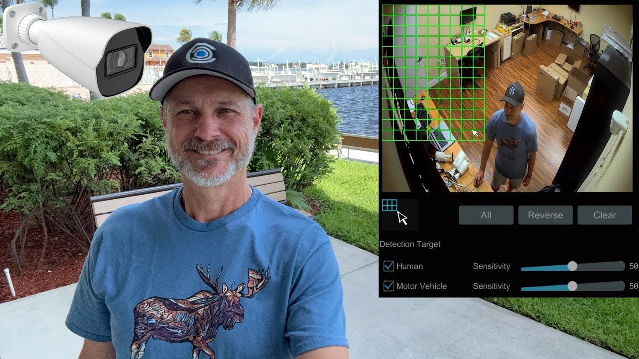 smart motion detection security camera DVR