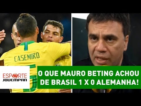 OLHA o que MAURO BETING achou de Brasil 1 x 0 Alemanha!
