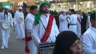 preview picture of video '03-Dec-2011 Karbala - Muharram Manazer outside Roza of Hazrat Abbas AllahisSalam'