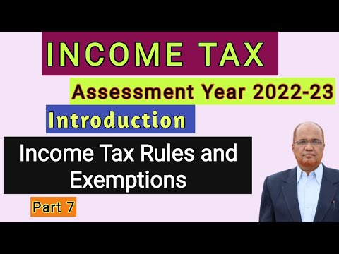 Income Tax I Assessment Year 2022 23 I Introduction of the subject I Hasham Ali Khan I