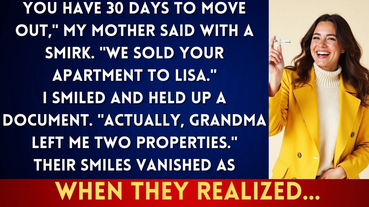 My Parents Sold My Apartment Behind My Back—But They Didn’t Expect Me to Have the Real Deed...