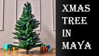 Creating Christmas Tree in Maya