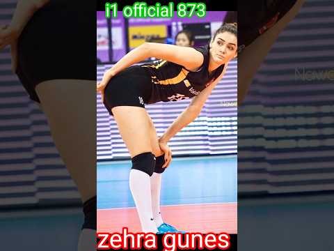 zehra gunes knee hand standing pose volleyball game shorts #viralshort #volleyballplayer