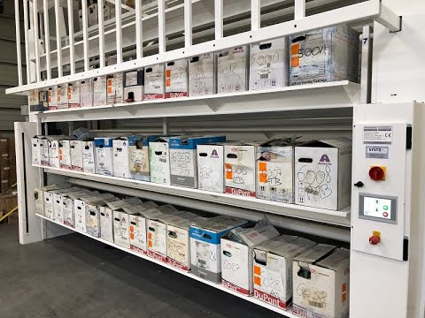 SYSTEO INDUSTRIE - CAROUSEL POUR CARTONS DE POUDRES THERMOLAQUAGE