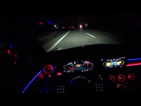 2021 Mercedes-Benz A250 4MATIC - 255km/h top speed on the German Autobahn | POV
