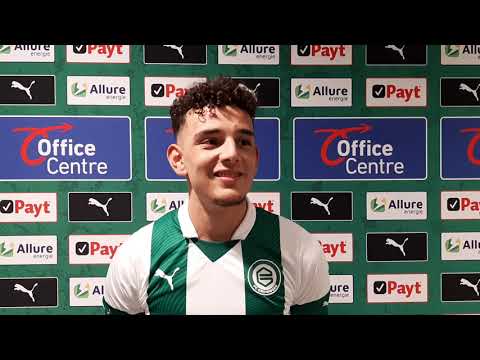#gropsv Matchwinner Ayoub Haddad na de 1-0 winst van FC Groningen o19 op PSV o19