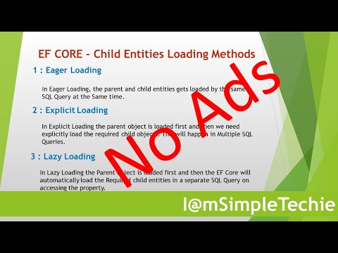 Lazy Loading in Entity Framework Core