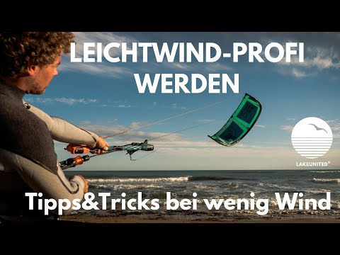 KITESURFING: KITE HANDLING IN LIGHT WIND ***Tips & Tricks for Light Wind*** by LakeUnited
