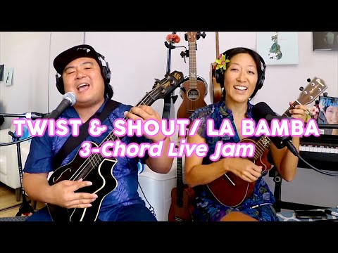 Only 3 chords! Twist & Shout/La Bamba Beatles Ukulele Play-Along // Cynthia Lin x Ukulenny