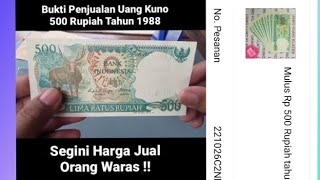 Download lagu This 500 Rupiah Note from 1988 Has Been Proven to Be Sold and Features a Deer Image mp3