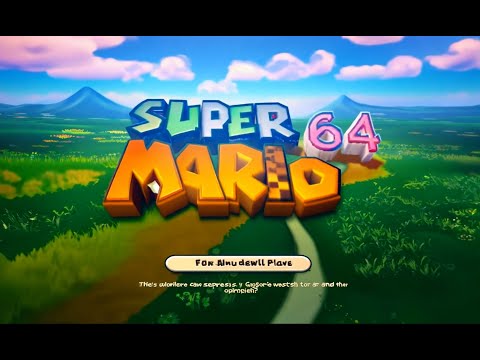 Super Mario 64 but it's Reimagined by AI