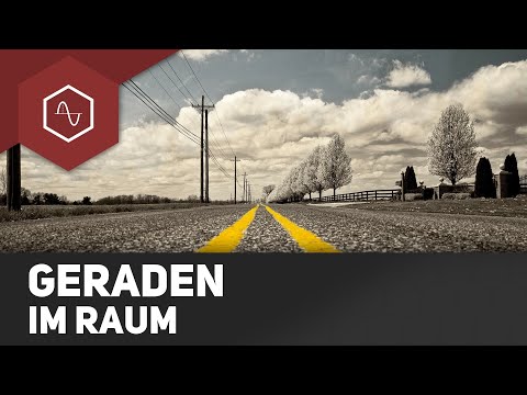 Set up straight lines (in space)