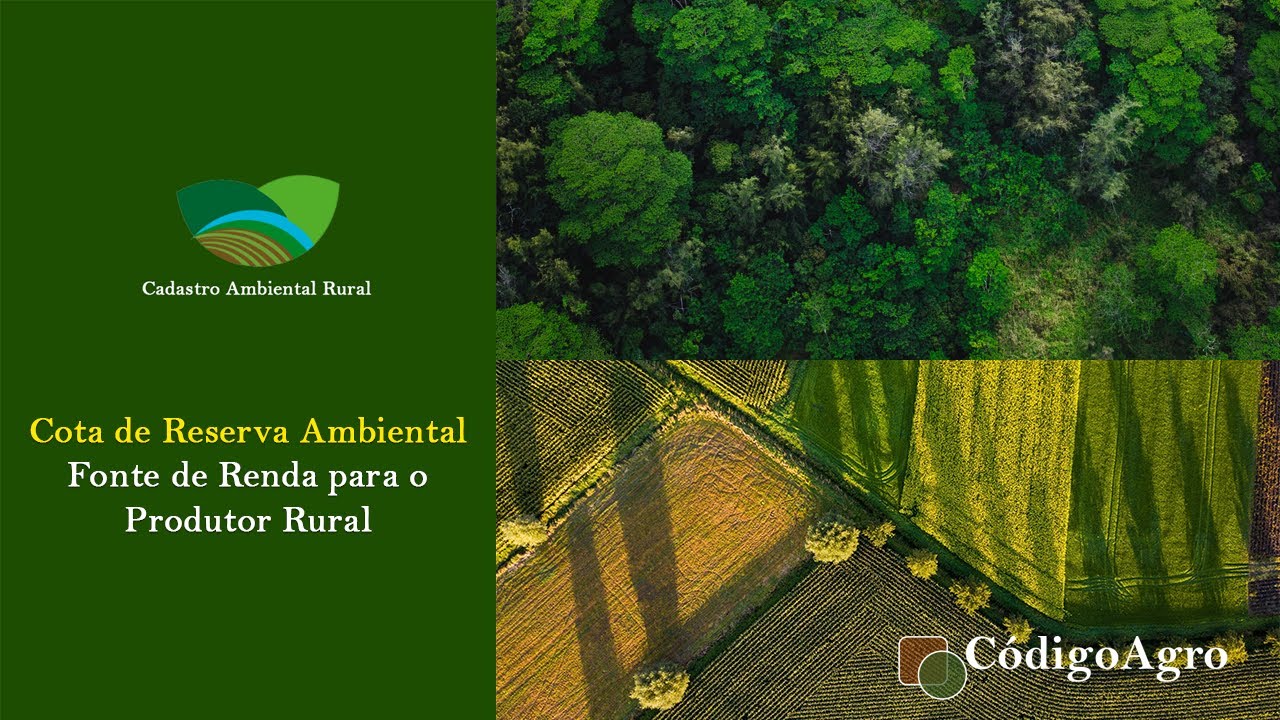 CRA - Cotas de Reserva Ambiental como FONTE DE RENDA para o produtor rural