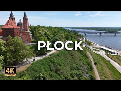 Płock z lotu ptaka (2025) | Lot nad Wisłą, mostem i starówką  | Lece w miasto™ [4K]