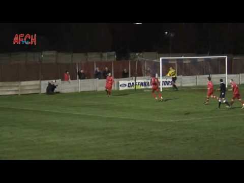 Aveley 1 AFC Hornchurch 1 (26th Dec 09) - Hunt goal