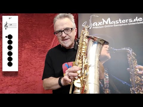 G major scale, explained note by note, simply and easily - with fingering diagram (Saxophone Prac...