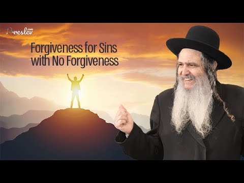 Forgiveness for Sins with No Forgiveness | Rabbi Shalom Arush