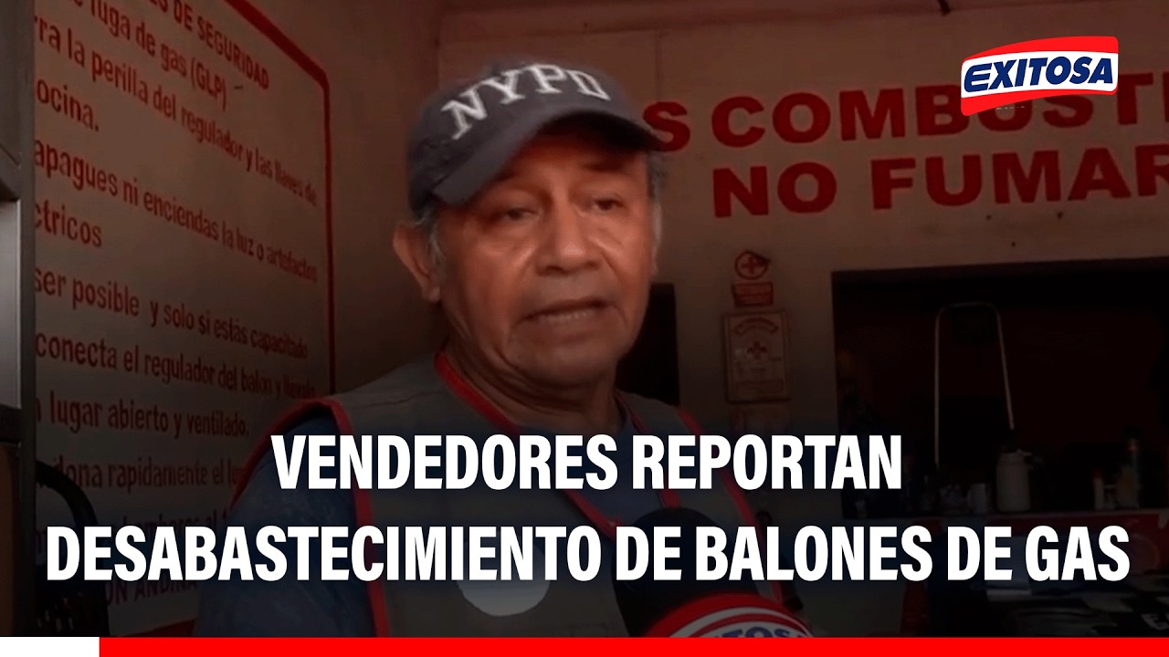 🔴🔵 Vendedores reportan desabastecimiento de balones de gas